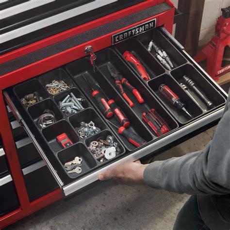 husky steel tool box for drawer organizer|tool box drawer divider inserts.